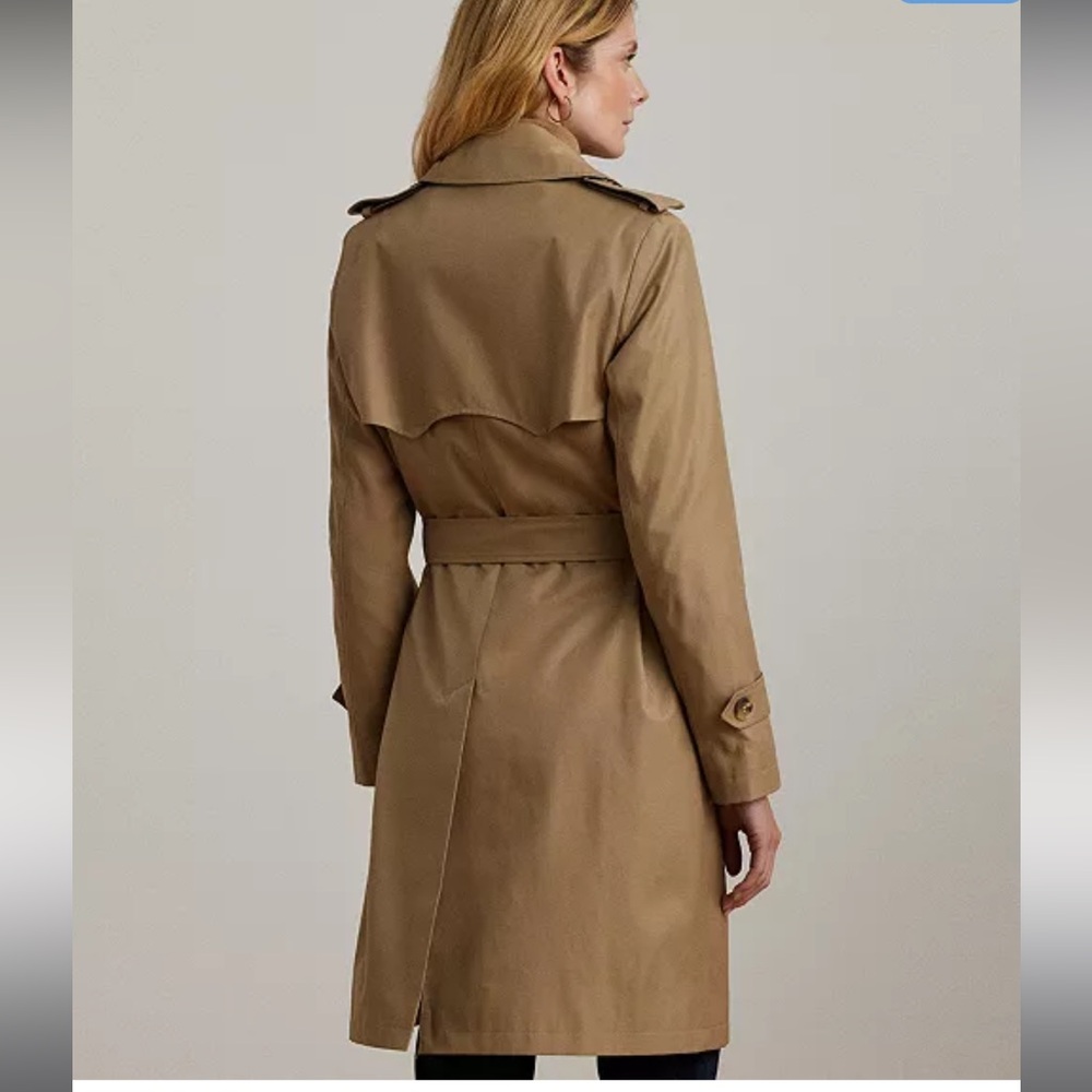 Ralph Lauren Belted water resistant Trench Coat - Picture 10 of 16